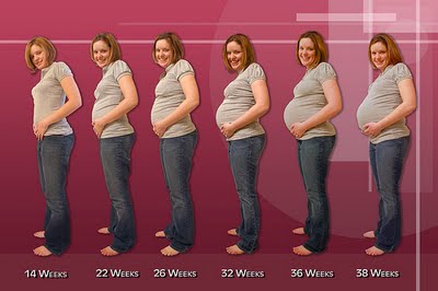 gambar perubahan fisik pada ibu hamil